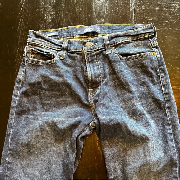 Hollister 30x32 Dark Wash Bootcut Dark Wash Denim - Picture 5 of 12